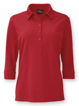 Women's Performance 3/4-Sleeve Polo