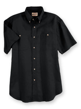 WearGuard® Short-Sleeve 100% Cotton Twill Shirt