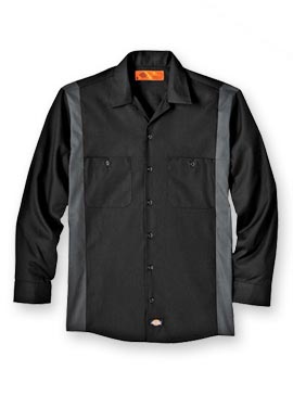 Dickies® Long-Sleeve Color Block Shirt