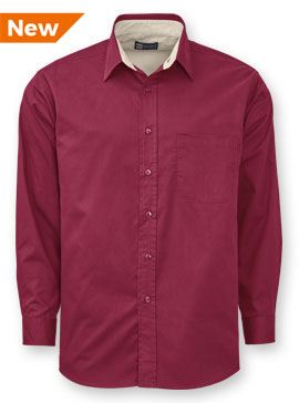 Men's Long-Sleeve Twill Shirt