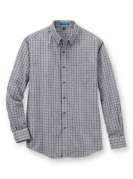 Men's Long-Sleeve Gingham Shirt