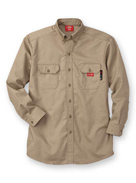 Dickies® Flame-Resistant Button-Down Work Shirt