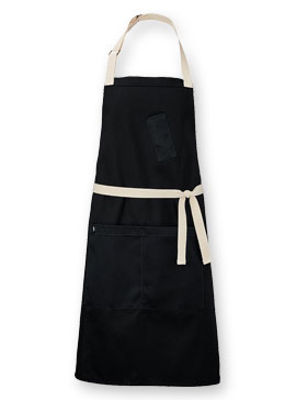 Uncommon Threads Black Line Bib Twill Apron