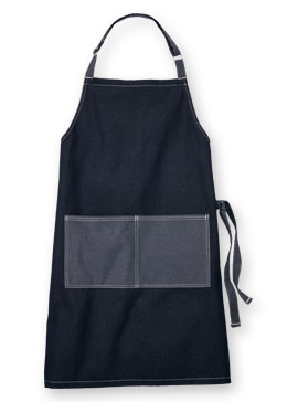 Denim Bib-Style Apron