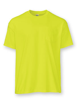 100% Ultra Cotton® or Cotton Blend Short-Sleeve T With Pocket