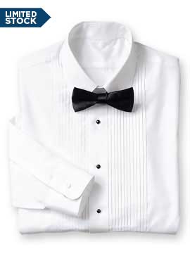 Men's Laydown Collar Tuxedo Shirt