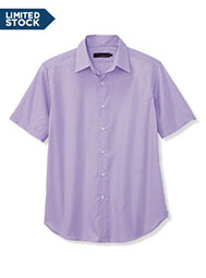 A.Mark Studio™ Men's Short-Sleeve End-On-End Dress Shirt