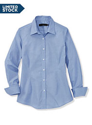 A.Mark Studio™ Women's Long-Sleeve End-On-End Dress Shirt