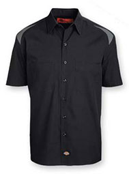 Dickies® Short-Sleeve Mechanical Stretch Color Block Shirt