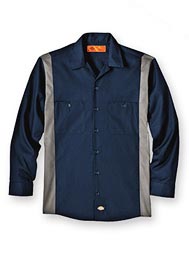 Dickies® Long-Sleeve Color Block Shirt