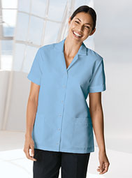 Vestis™ Women's Snap-Front Short-Sleeve Smock