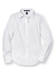 Devon and Jones Women's Solid Broadcloth Shirt