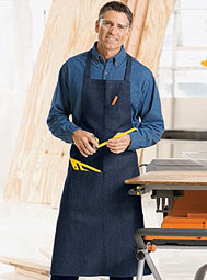 Vestis™ Three-Pocket Industrial Bib Apron